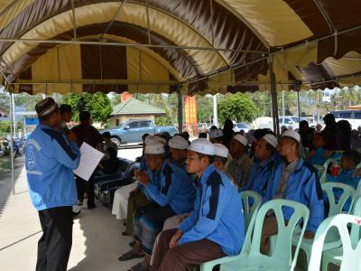 กิจกรรมมอบศุนย์ประสานงาน ศาสนา ประเพณี วัฒนธรรม ตำบลลุโบะบือซา