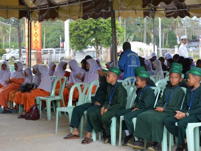 กิจกรรมมอบศุนย์ประสานงาน ศาสนา ประเพณี วัฒนธรรม ตำบลลุโบะบือซา
