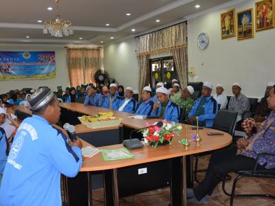 กิจกรรมมอบศุนย์ประสานงาน ศาสนา ประเพณี วัฒนธรรม ตำบลลุโบะบือซา