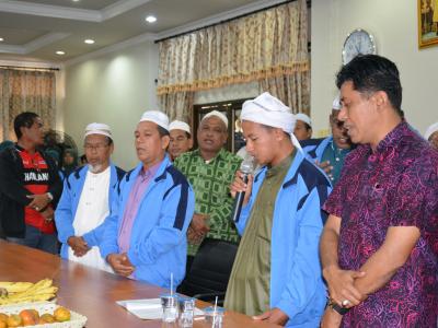กิจกรรมมอบศุนย์ประสานงาน ศาสนา ประเพณี วัฒนธรรม ตำบลลุโบะบือซา