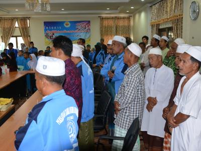 กิจกรรมมอบศุนย์ประสานงาน ศาสนา ประเพณี วัฒนธรรม ตำบลลุโบะบือซา