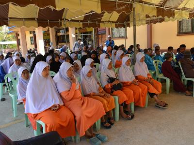 กิจกรรมมอบศุนย์ประสานงาน ศาสนา ประเพณี วัฒนธรรม ตำบลลุโบะบือซา