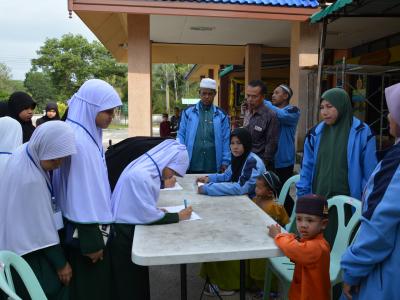 กิจกรรมมอบศุนย์ประสานงาน ศาสนา ประเพณี วัฒนธรรม ตำบลลุโบะบือซา