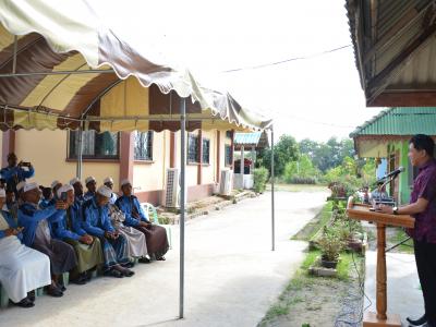 กิจกรรมมอบศุนย์ประสานงาน ศาสนา ประเพณี วัฒนธรรม ตำบลลุโบะบือซา