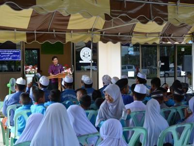 กิจกรรมมอบศุนย์ประสานงาน ศาสนา ประเพณี วัฒนธรรม ตำบลลุโบะบือซา