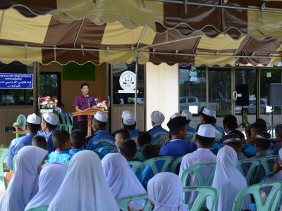 กิจกรรมมอบศุนย์ประสานงาน ศาสนา ประเพณี วัฒนธรรม ตำบลลุโบะบือซา