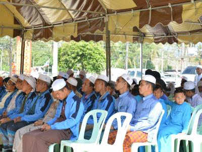 กิจกรรมมอบศุนย์ประสานงาน ศาสนา ประเพณี วัฒนธรรม ตำบลลุโบะบือซา