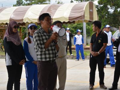 สำนักงานขนส่งนราธิวาสมาให้ความรุูด้านกฎจารจรบนท้องถนน