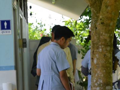 สำนักงานสาธารณสุข มาติดตามสุดยอดส้วมระดับประเทศ