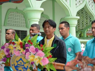 ต้อนรับรองผู้ว่าราชการจังหวัดนราธิวาส บ้านกำปงปีแซ