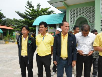 ต้อนรับรองผู้ว่าราชการจังหวัดนราธิวาส บ้านกำปงปีแซ