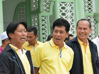 ต้อนรับรองผู้ว่าราชการจังหวัดนราธิวาส บ้านกำปงปีแซ