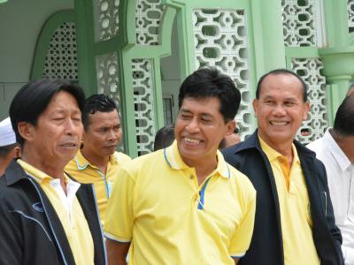 ต้อนรับรองผู้ว่าราชการจังหวัดนราธิวาส บ้านกำปงปีแซ