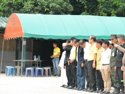 ต้อนรับรองผู้ว่าราชการจังหวัดนราธิวาส บ้านกำปงปีแซ