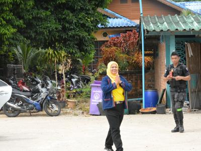 ต้อนรับรองผู้ว่าราชการจังหวัดนราธิวาส บ้านกำปงปีแซ