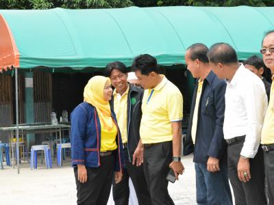 ต้อนรับรองผู้ว่าราชการจังหวัดนราธิวาส บ้านกำปงปีแซ
