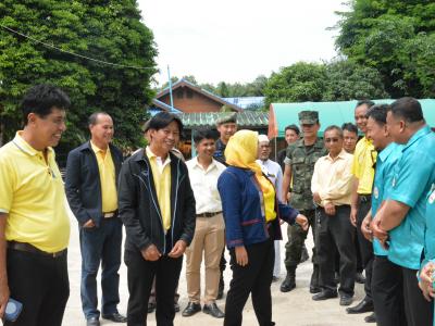 ต้อนรับรองผู้ว่าราชการจังหวัดนราธิวาส บ้านกำปงปีแซ