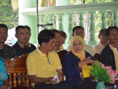 ต้อนรับรองผู้ว่าราชการจังหวัดนราธิวาส บ้านกำปงปีแซ