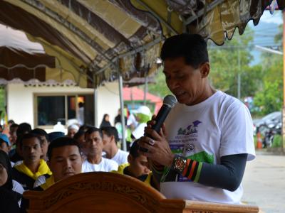 กิจกรรมล้างถนนกับบริษัทศรีตรังร่วมกับ อบต.