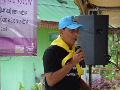 กิจกรรมล้างถนนกับบริษัทศรีตรังร่วมกับ อบต.