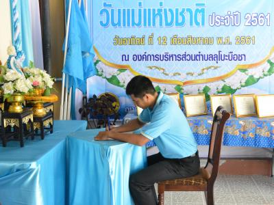 โครงการเฉลิมพระเกียรติวันแม่แห่งชาติ ประจำปี2561