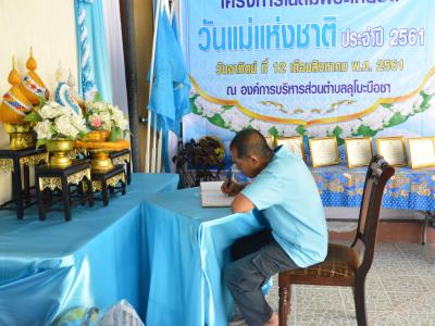 โครงการเฉลิมพระเกียรติวันแม่แห่งชาติ ประจำปี2561
