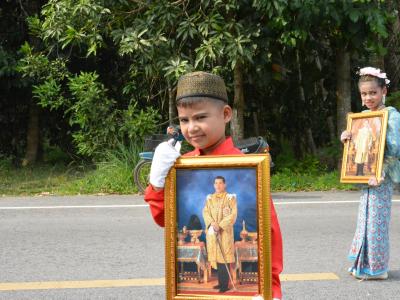 นายกประธานเปิดกิจกรรมกีฬาสีภายในโรงเรียนบ้านกาแร