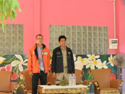 นายกประธานเปิดกิจกรรมกีฬาสีภายในโรงเรียนบ้านกาแร