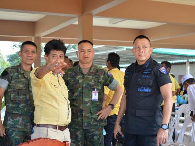 หน่วยทหารใช้สถานที่ กิจกรรมพบปะประชาชน