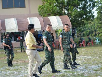 หน่วยทหารใช้สถานที่ กิจกรรมพบปะประชาชน