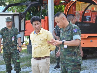 หน่วยทหารใช้สถานที่ กิจกรรมพบปะประชาชน