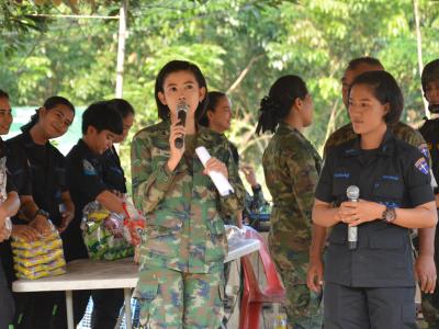 หน่วยทหารใช้สถานที่ กิจกรรมพบปะประชาชน