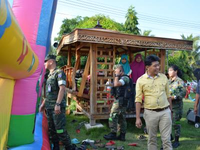 หน่วยทหารใช้สถานที่ กิจกรรมพบปะประชาชน