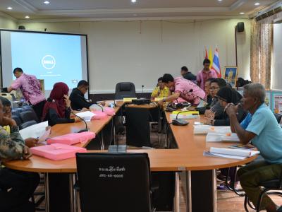 ประชุมชีแจ้งพลังงานนราธิวาสให้กับคณะทำงาน
