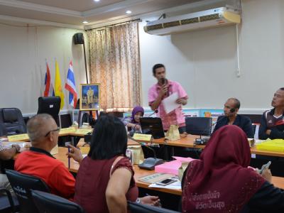 ประชุมชีแจ้งพลังงานนราธิวาสให้กับคณะทำงาน