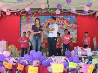 นายกเป็นประธานพิธีเปิดกิจกรรมงานวันเด็กโรงเรียนบ้านลุโบะดาโต๊ะ