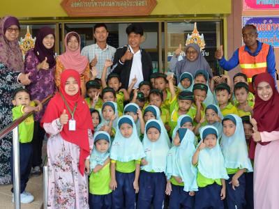 โรงเรียนอิสลามวิทยานุสรณ์ มาทัศนศึกษาดูงานอบต.ลโบะบือซา