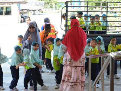 โรงเรียนอิสลามวิทยานุสรณ์ มาทัศนศึกษาดูงานอบต.ลโบะบือซา