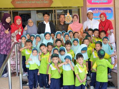โรงเรียนอิสลามวิทยานุสรณ์ มาทัศนศึกษาดูงานอบต.ลโบะบือซา