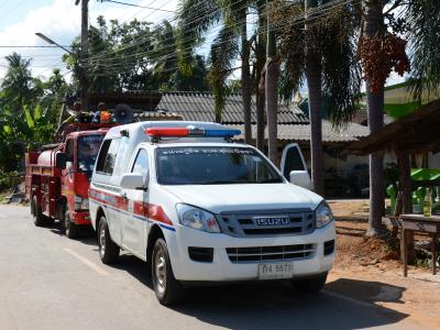 ลงประชาสัมพันธ์โรคโควิด19 ในพื้นที่ตำบลลุโบะบือซา