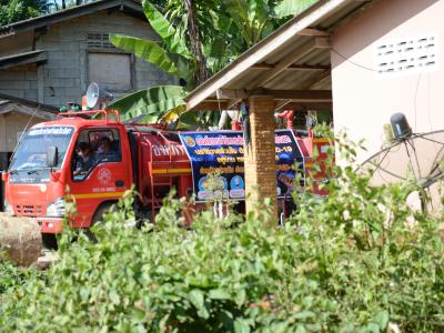 ลงประชาสัมพันธ์โรคโควิด19 ในพื้นที่ตำบลลุโบะบือซา