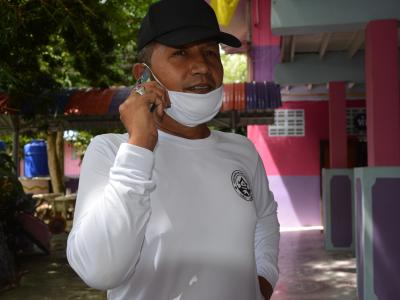 รองผู้ว่าราชการจังหวัดนราธิวาส มาปิดศูนย์กักกันตำบลลุโบะบือซา