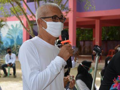 รองผู้ว่าราชการจังหวัดนราธิวาส มาปิดศูนย์กักกันตำบลลุโบะบือซา