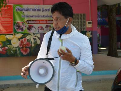 กิจกรรมทำความสะอาดศูนย์กักกันประจำตำบลลุโบะบือซา(โรงเรียนบ้านกาแ