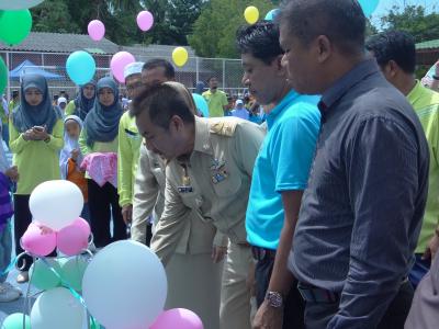 เป็นประธานเปิดกีฬาสี โรงเรียฮาซานียะห์