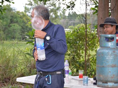 โครงการฝึกอบรมชุดปฏิบัติการจิตอาสาภัยพิบัติ ช่วงบ่าย