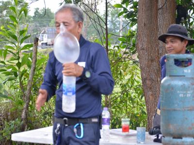 โครงการฝึกอบรมชุดปฏิบัติการจิตอาสาภัยพิบัติ ช่วงบ่าย