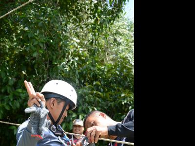 โครงการฝึกอบรมชุดปฏิบัติการจิตอาสาภัยพิบัติ ช่วงบ่าย