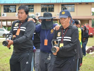 โครงการฝึกอบรมชุดปฏิบัติการจิตอาสาภัยพิบัติ ช่วงบ่าย