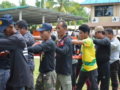 โครงการฝึกอบรมชุดปฏิบัติการจิตอาสาภัยพิบัติ ช่วงบ่าย